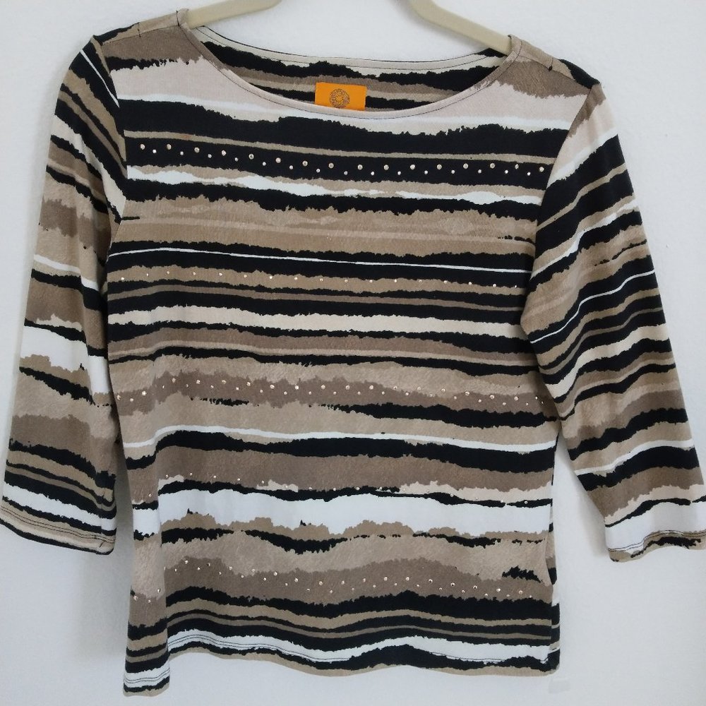 Ruby Rd. 3/4 length sleeve top